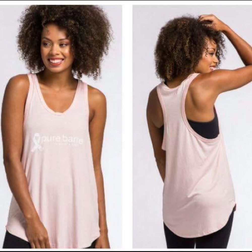 Pure Barre Breast Cancer Awareness Tank -Sz S
